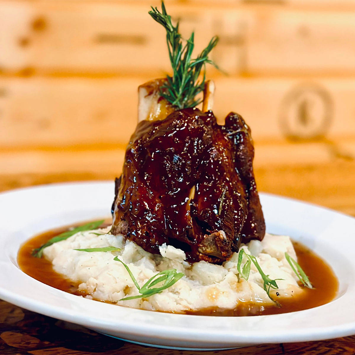 Pork Osso Bucco - River Edge Resort &Amp; Steakhouse